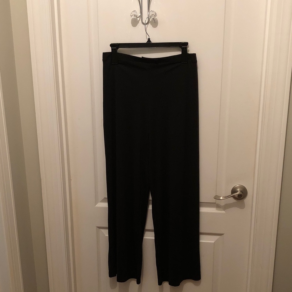 Victoria's Secret Black wide leg Pajama Pants